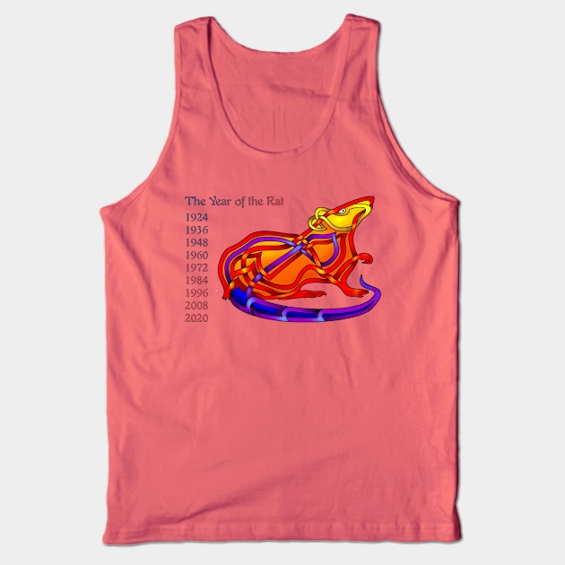 Chinese Year of the Rat Tank Top by KnotYourWorld4